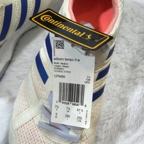 NWT ADIDAS Adizero Tempo Boost running shoe Sz 9 - Picture 7 of 11